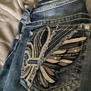 Like New Miss Me Straight Jeans Size 31